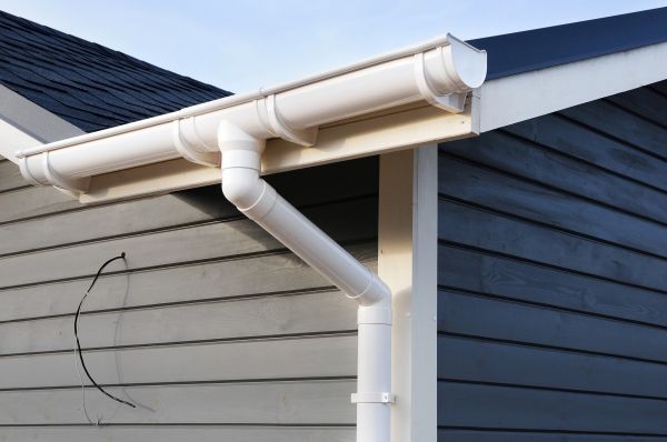 PVC Rain Gutter Installation in Travelers Rest