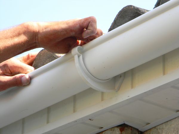 Plastic Gutter Repair in Travelers Rest