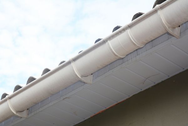 Plastic Gutter Installation in Travelers Rest