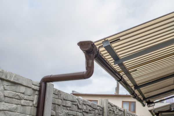 Plastic Downspout Installation in Travelers Rest